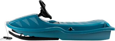 Санки STIGA Snowpower з кермом, від 5 років (Aqua/Black)