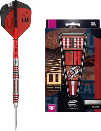 Таргет для дротиків Hema 90 Wolfram Swiss Point Steeldarts 23G 02