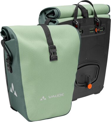 Велосипедна сумка VAUDE Aqua Back Supreme 2x24л, водонепроникна, для багажника, задня, міцна та екологічна, виготовлена в Німеччині