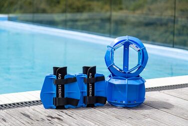 Aquastrength Total Body Bundle (синій) – функціональний набір для аквафітнесу з онлайн-відеоуроками та програмою тренувань
