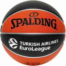 Баскетбольні м'ячі Spalding 77101Z чорний/помаранчевий р.7