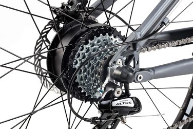 Електровелосипед Moma e-MTB 27.5", підвіска, SHIMANO 24 швидк., акум. 48В 13Ач