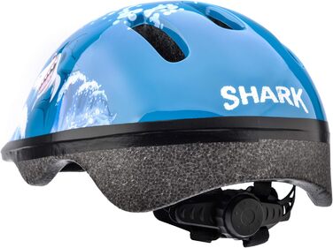Дитячий велосипедний шолом Baby Shark XS 44-48 см для дівчаток, легкий і ударостійкий, для дітей від 1 року