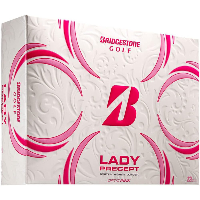 М'ячі для гольфу Lady Precept 2021 рожеві гумові