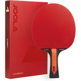 JOOLA RED Carbon X – професійна ракетка для настільного тенісу з накладками Micron+ і губкою CLOUDBLAST