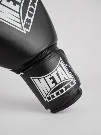 Боксерські рукавички Metal Boxe, шкіряні, для тренувань
