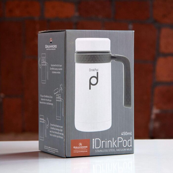 Термос Pioneer Flasks з нержавіючої сталі, вакуумна ізоляція, 0,45 л, герметичний, компактний