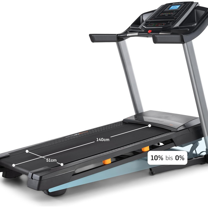 Бігова доріжка NordicTrack T-Serie для дому з нахилом, Bluetooth, вантажопідйомність 136 кг