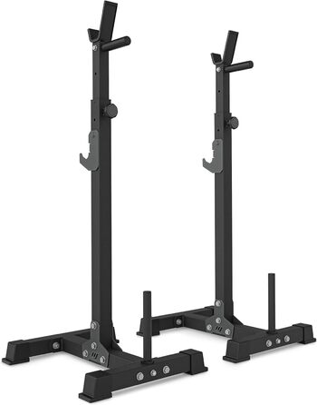Багаторівневі стійки для штанги Marbo Sport MS-S108 (2 шт) з підставкою, дві варіанти, вироблено в ЄС