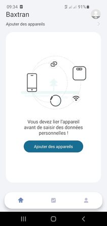 Цифрова вага для людей BAXTRAN з Bluetooth, аналізом жиру та додатком, смарт-вага, стильний дизайн, міцна електронна вага