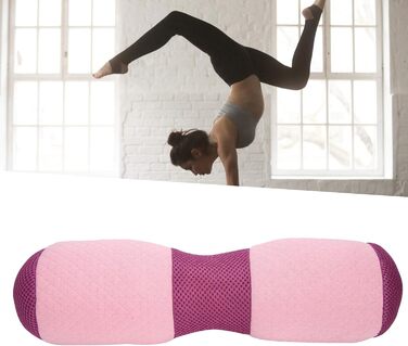 Подушка для йоги Yoga Bolster Roller Waist Pillow Корекція поперекового відділу тазу Подушка Memory Foam Block Подушка для йоги кругла для відновлювальних вправ йоги