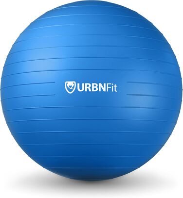 М'яч для вправ URBNFit Anti-Burst 55 см синій