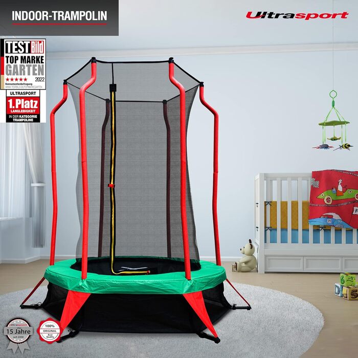 Батут Ultrasport Uni-Jump, Ø 183-460см, TV/GS, комплект дитячий