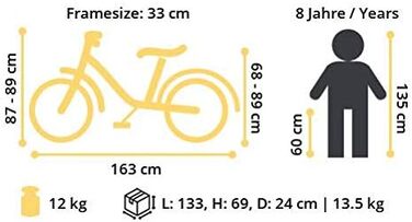 Велосипед BIKESTAR Alu 24, 9-14 років, 21-шв. Shimano, дискові гальма