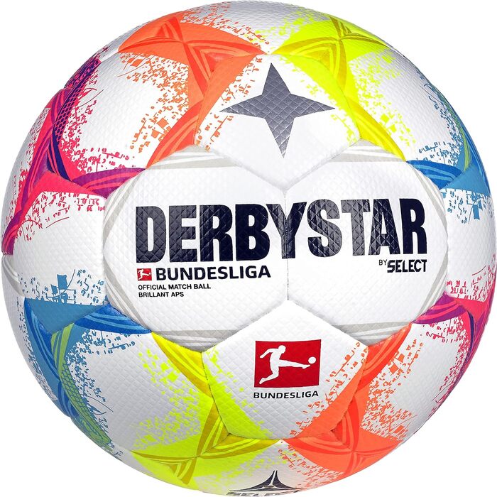 Футбольний м'яч Derbystar BL Brillant APS v22 розмір 5 різнокольоровий