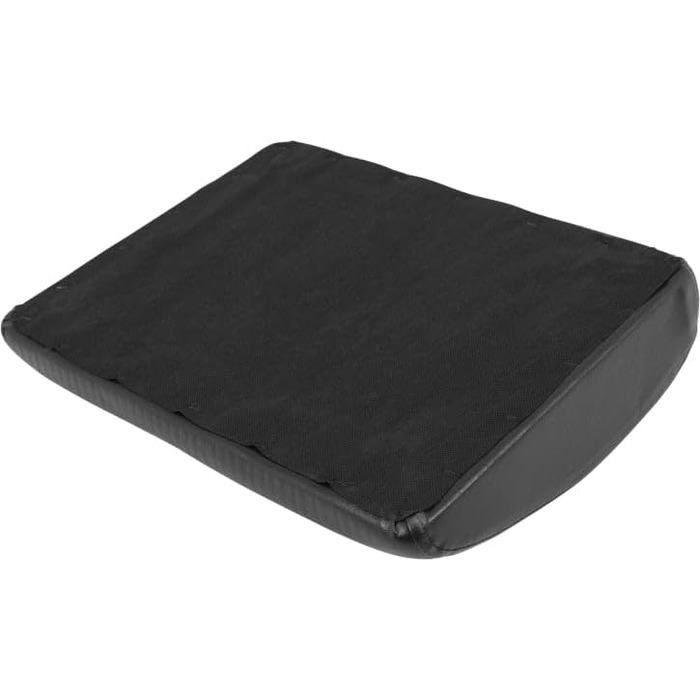 GORILLA SPORTS® Мат для преса 38x27,5x7 см, екошкіра, чорний — абмат, підкладка для скручувань, тренажер для пресу