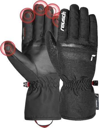 Рукавички Reusch Winter Glove All Finger Touch (р. 8, чорно-сріблястий)