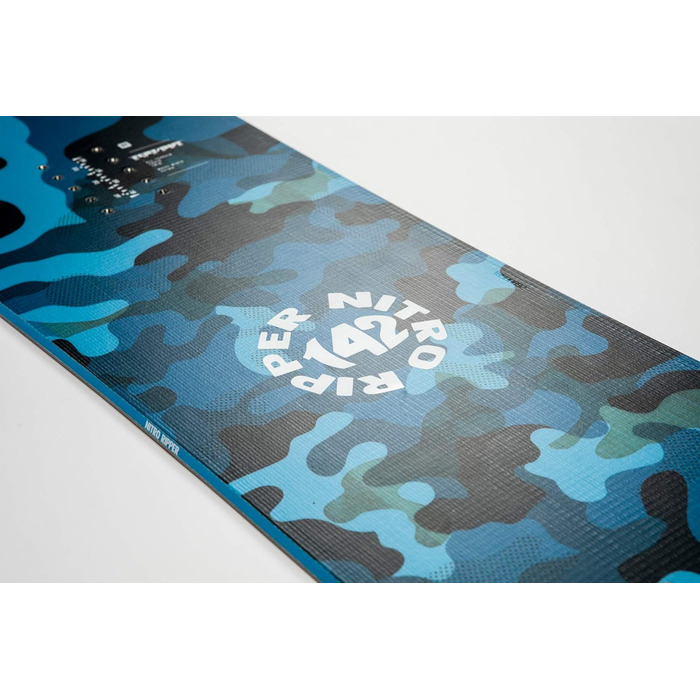 Сноуборд Nitro Snowboards Unisex Youth Kids Ripper '20 BRD All Mountain Freestyle Twin Board Сноуборд, багатокольоровий 137 см