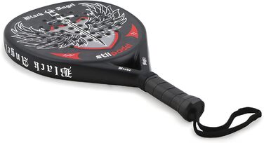 Ракетка Black Angel Padel Carbon 18K, кругла, з сумкою