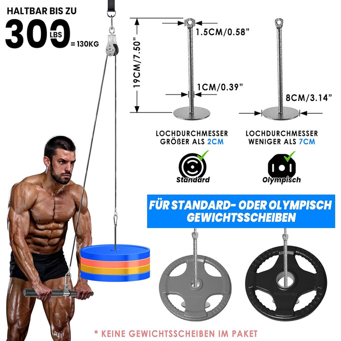 Фітнес-обладнання Lyndwin Cable Pull Lat Pulldown, трицепс, аксесуари