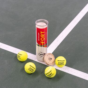 Тенісний м'яч Dunlop Fort Tournament для ґрунтових, твердих і трав'яних кортів