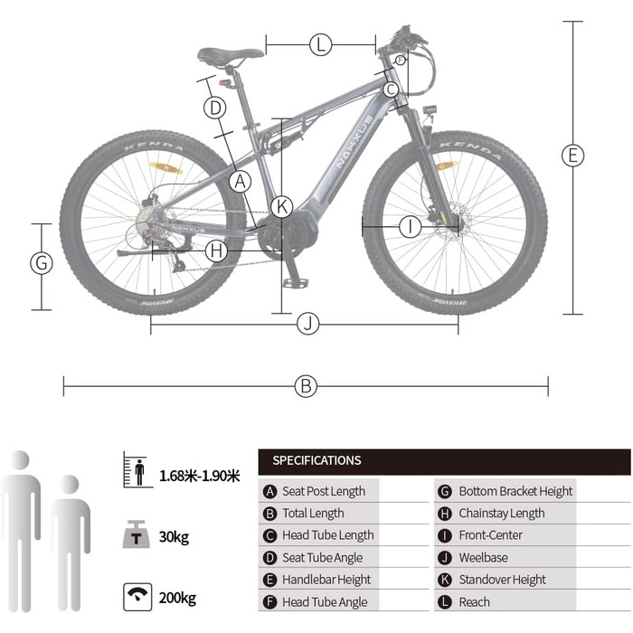 Електровелосипед  27M201 E-Bike 27.5 Fat Tire, 9-швидкісний, запас ходу 150 км