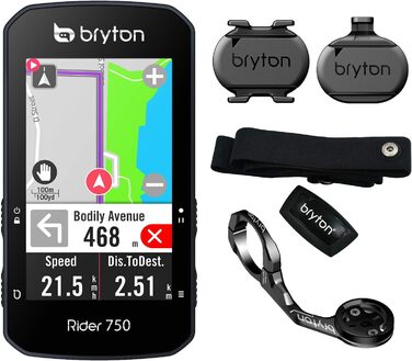 Велокомп'ютер Bryton Rider 750SE, GPS, сенсорний 2.8