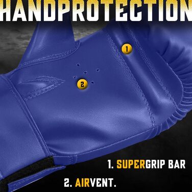 Боксерські кросівки MMA Handshoes Boxack (синій, XL)