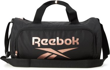 Спортивна міні-спортивна сумка Reebok Perth, легка, подорожі, пляж, йога, Onesize (чорне/рожеве золото)