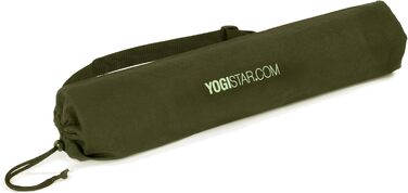 Сумка для йоги Yogistar Yogibag Basic - Бавовна - (65 x 14 x 14 см, оливково-зелена)