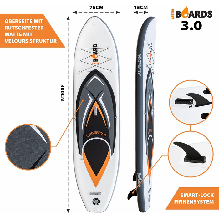 Набір SUP Board 3.0 X-Bay Надувна дошка для веслування 3м