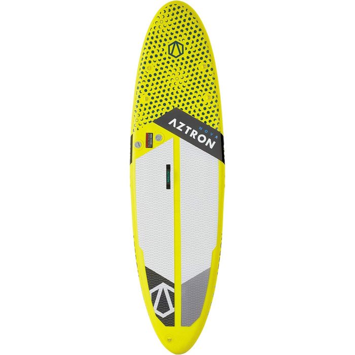 Надувна SUP-дошка AZTRON Nova Compact 305x81x15 см, жовто-сіра, для дорослих