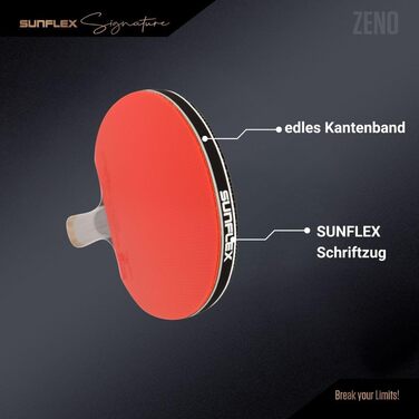 Ракетка Sunflex ITTF Signature Зенон Дерево Змагання Коробка