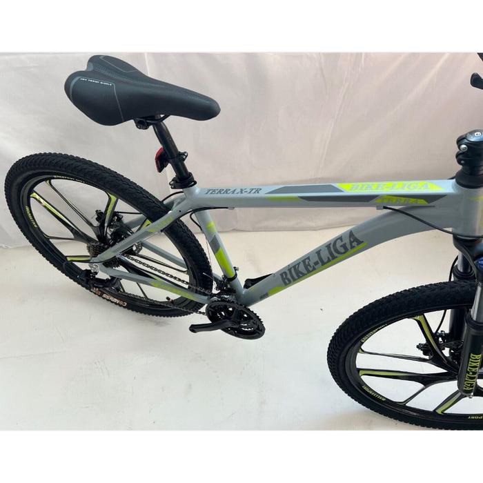 Гірський велосипед MTB Hardtail ALU Bike, 21 швидкість, Zoom 23 Cross (містично-сірий, 18), 27,5