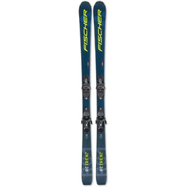 Лижі Alpinski Carving Ski On-Piste-Rocker - Fischer RC Trend SLR - 155см - з кріпленням RS9 SLR Z2,5-9 - модель 2024 року - All Mountain Ski - підходить для початківців і просунутих лижників