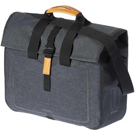 Велосумка Basil Urban Dry Business, унісекс, водонепроникна, для дорослих, 37x15x38 см, сірий