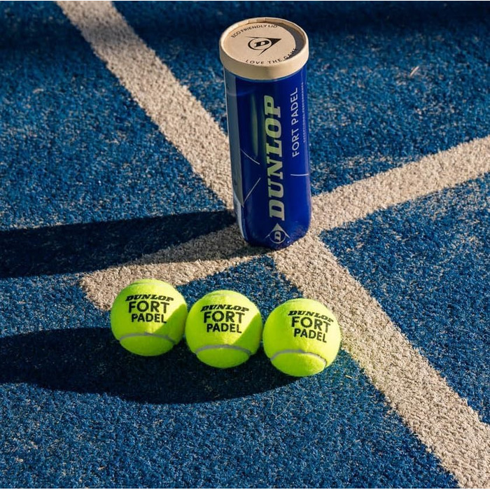 Падельні м'ячі Dunlop Fort Padel для турнірів, FIP сертифікат