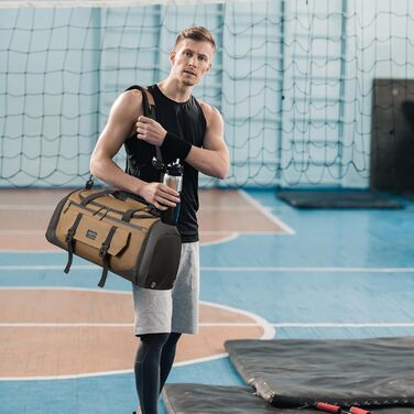 Жіночий спортивний водонепроникний мішок для спортзалу та подорожей з відділенням для взуття та вологих речей, ручна поклажа для літака