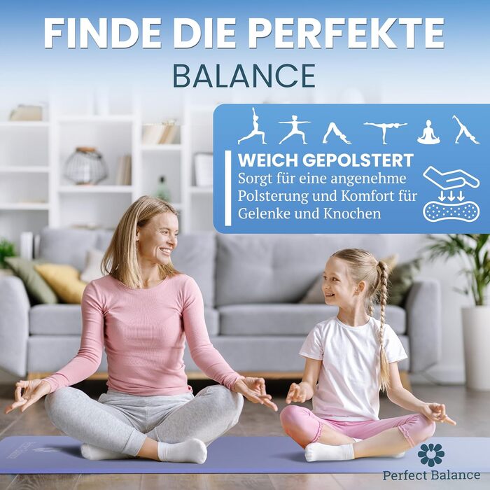 Набір для йоги Perfect Balance килимок TPE, нековзний, з сумкою, блоки