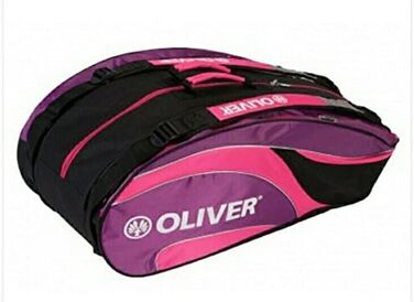 Сумка для ракетки Oliver Triplebag XL, Тенісна сумка, Сумка для сквошу, Сумка для бадмінтону, Сумка для ракетки, Сумка для ракетки (фіолетовий/рожевий)