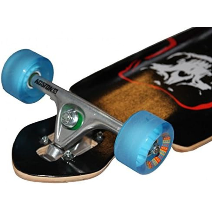 Дюймів Сині колеса - Profi Dropthrough Longboard Drop через Carver, 42.0 x 9.5