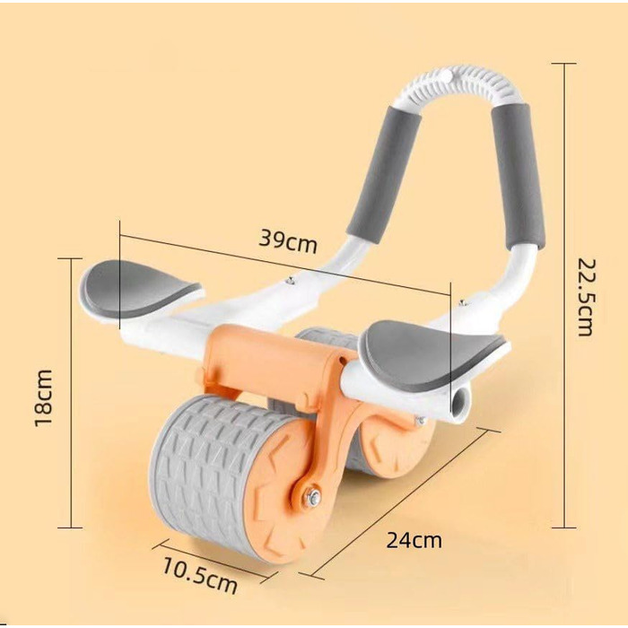 Автоабдомколесо, Тренажер для преса з роликом, Автоколесо для відскоку, Роликовий тренажер для живота, Домашній колісний ролик