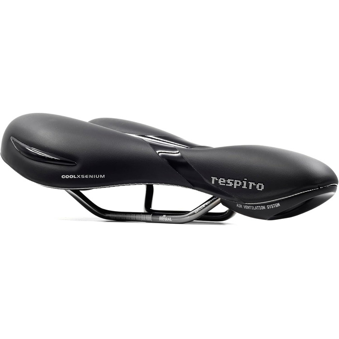 Сідло спортивне Selle Royal Respiro чорне 25,6х22,7 см