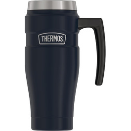 Термокружка Thermos SK1000MDB4 Stainless King, 470 мл, матова синя, нержавіюча сталь, дорожня чашка