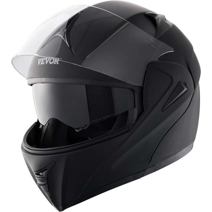 Мотошолом VEVOR без маски, розмір S (55-56 см), ABS, з Bluetooth, змінне скло, DOT, для підлітків і дорослих