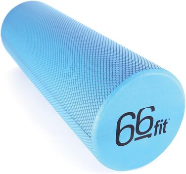 66fit EVA Foam Roller 15x45 см Синій - Фізіо, Пілатес, Йога, Тригерна точка