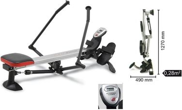 Irklavimo treniruoklis TOORX ROWER-COMPACT, Irklavimo treniruoklis TOORX ROWER-COMPACT