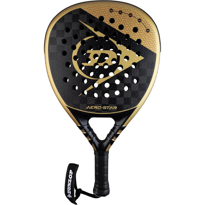 Ракетка Dunlop Padel Aero-Star (2023), чорний/золотий