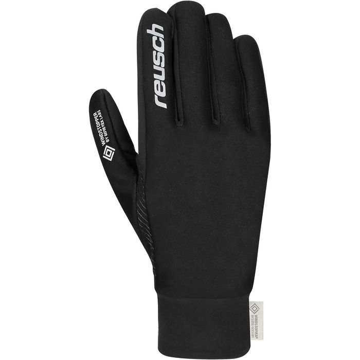 Рукавички Reusch Karayel Windstopper Touch-tec (10, чорний-сріблястий)