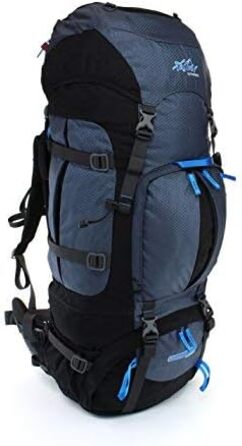 Туристичний рюкзак Tashev Outdoors Mount 100+20 л з дощовиком, фронтальне та верхнє завантаження, для жінок і чоловіків, виготовлений в ЄС